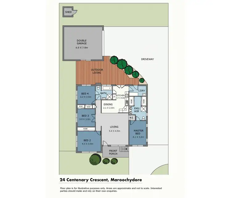 Floorplan of Homely house listing, 24 Centenary Crescent, Maroochydore QLD 4558