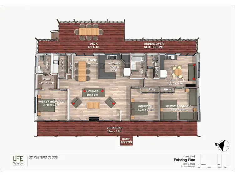 Floorplan of Homely rural property listing, 22 Peeters Close, Kureen QLD 4885