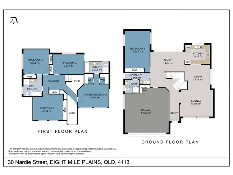 Floorplan of Homely house listing, 30 Nardie Street, Eight Mile Plains QLD 4113