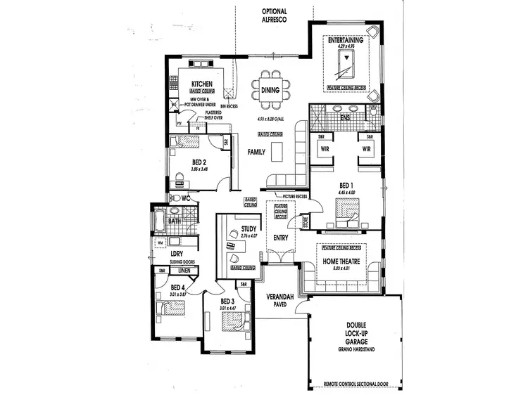 Floorplan of Homely house listing, 37 Pendleton Crescent, Butler WA 6036