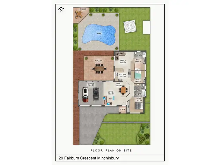 Floorplan of Homely house listing, 29 Fairburn Crescent, Minchinbury NSW 2770