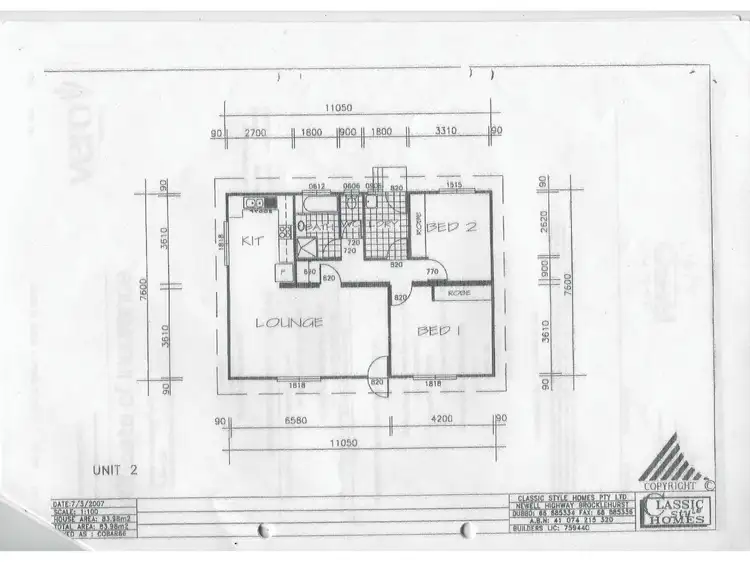 Floorplan of Homely semi-detached listing, 21 Wood Street, Cobar NSW 2835
