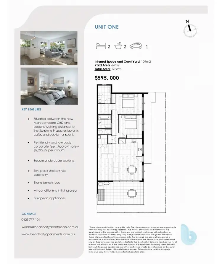 Floorplan of Homely apartment listing, 1/83 Parker Street, Maroochydore QLD 4558