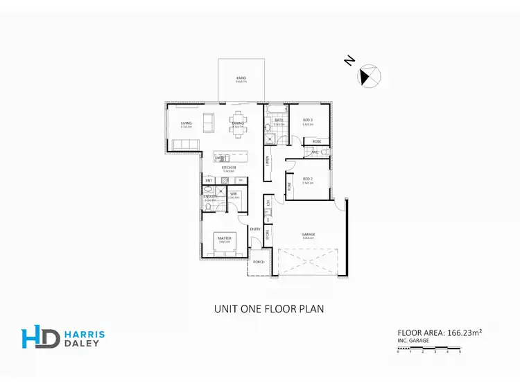 Floorplan of Homely villa listing, 1/7 Mace Street, Prospect Vale TAS 7250