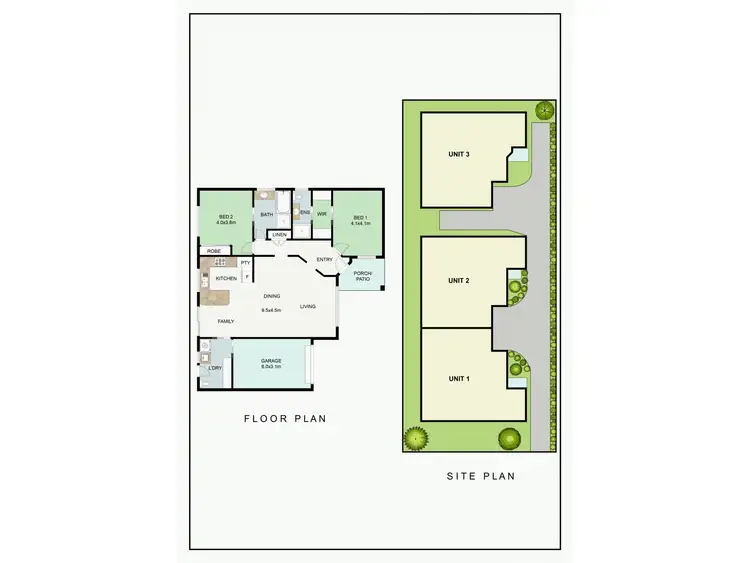 Floorplan of Homely townhouse listing, 3/55 Crown Street, Tamworth NSW 2340