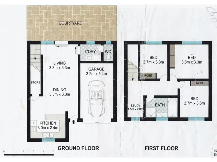 Floorplan of Homely townhouse listing, 6/65 Boultwood Street, Coffs Harbour NSW 2450