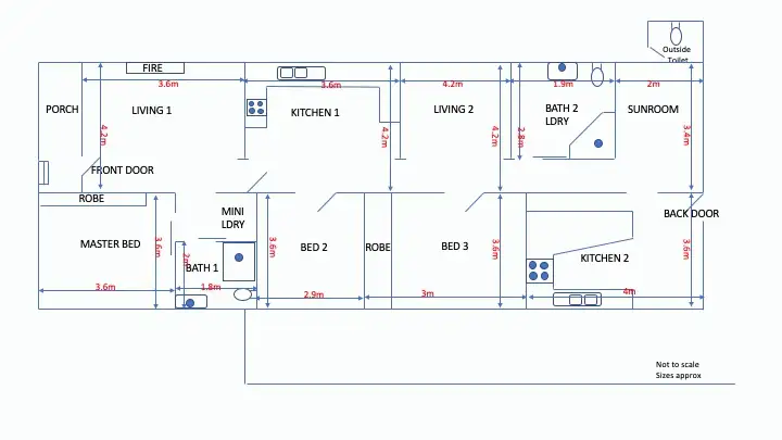 Floorplan of Homely house listing, 27 Allandale Road, Cessnock NSW 2325