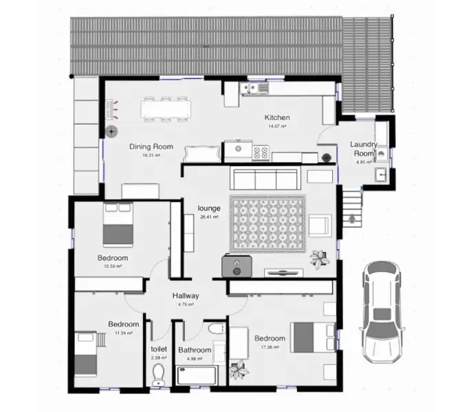 Floorplan of Homely rural property listing, 439 Windellama Road, Goulburn NSW 2580