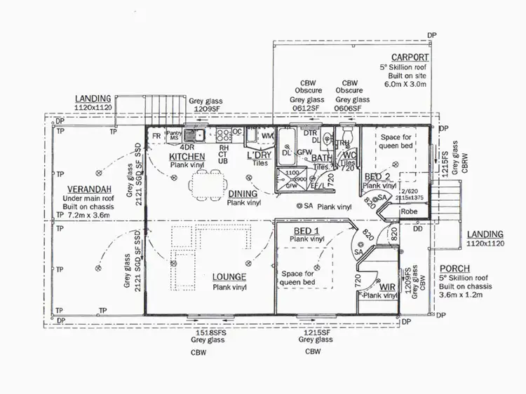 Floorplan of Homely house listing, 36/126 Tamarind Drive, Ballina NSW 2478