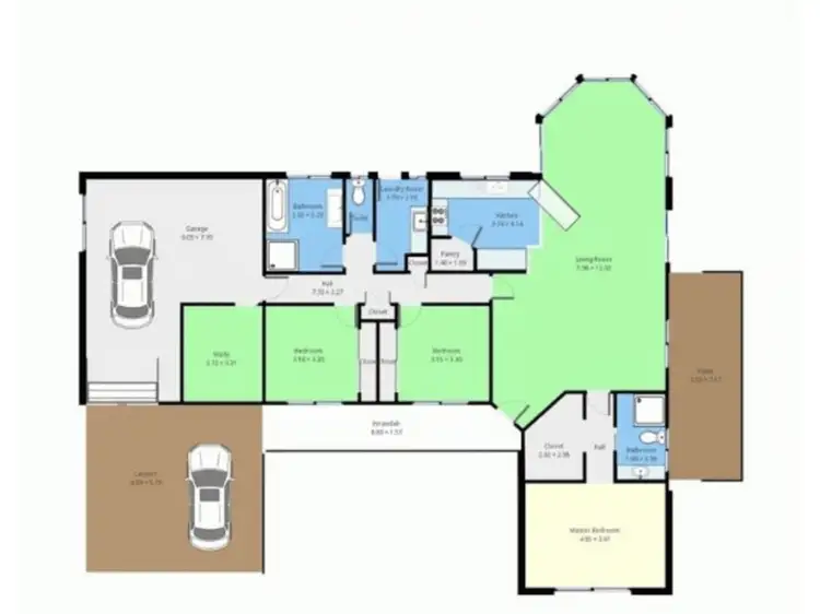Floorplan of Homely rural property listing, 21 Blue Wren Place, Bodalla NSW 2545