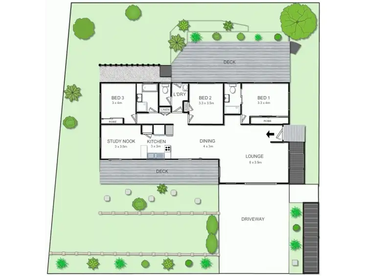 Floorplan of Homely house listing, 24 Huntingdale Drive, Nambour QLD 4560