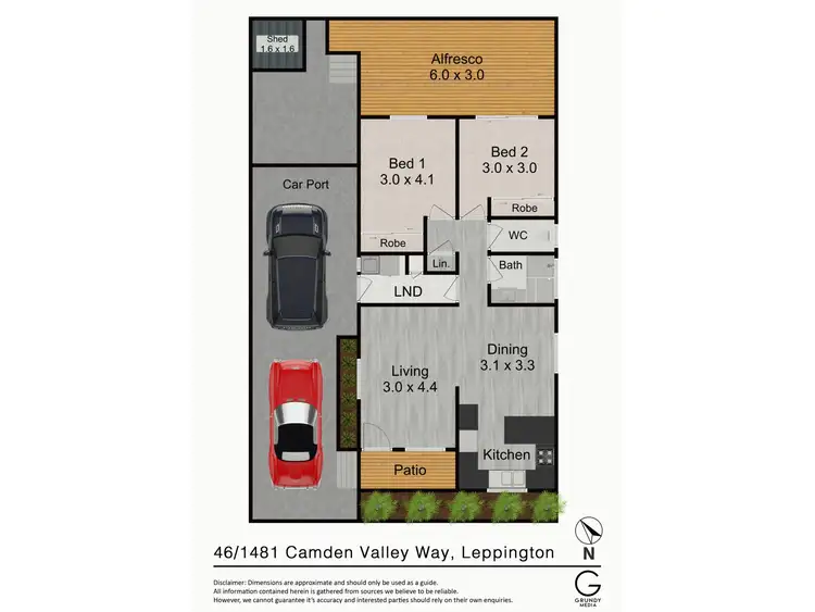 Floorplan of Homely retirement listing, 46/1481 Camden Valley Way, Leppington NSW 2179