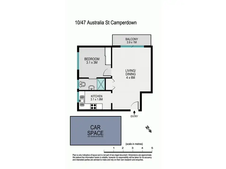Floorplan of Homely unit listing, 10/47-49 Australia Street, Camperdown NSW 2050