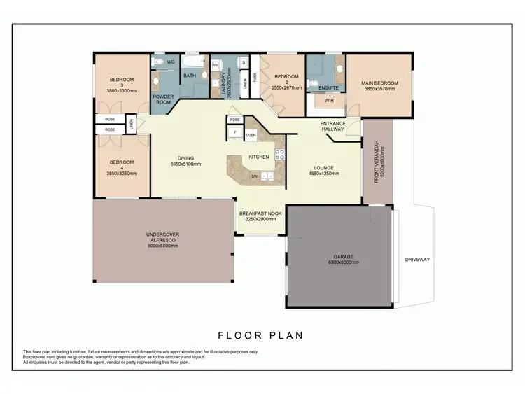 Floorplan of Homely house listing, 15 Nankervis Court, Beechworth VIC 3747