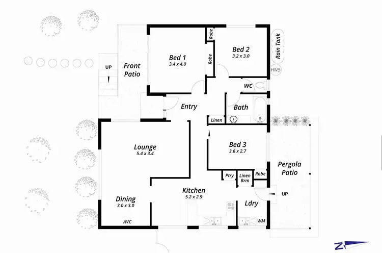 Floorplan of Homely house listing, 3 Appel Street, Castlemaine VIC 3450