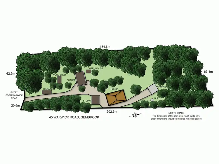 Floorplan of Homely house listing, 45 Warwick Road, Gembrook VIC 3783