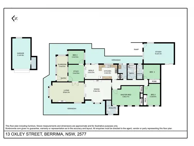 Floorplan of Homely house listing, 13 Oxley Street, Berrima NSW 2577