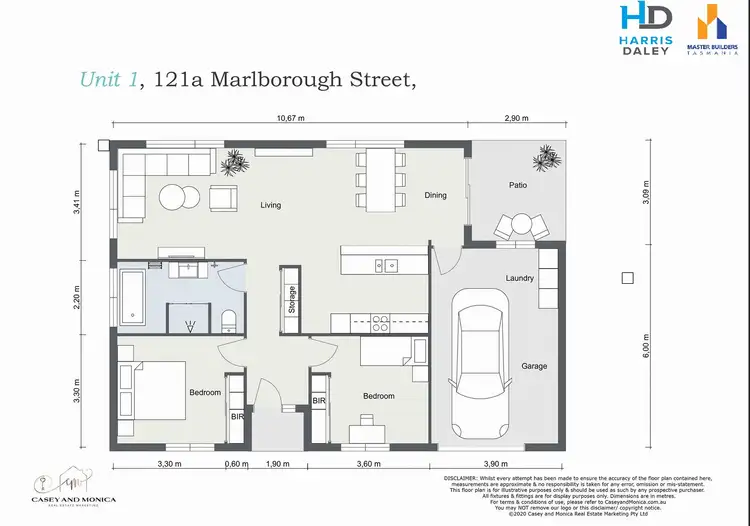 Floorplan of Homely unit listing, 5/121a Marlborough Street, Longford TAS 7301