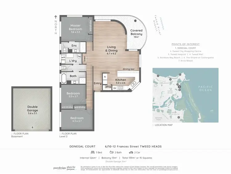 Floorplan of Homely unit listing, 6/10-12 Frances Street, Tweed Heads NSW 2485