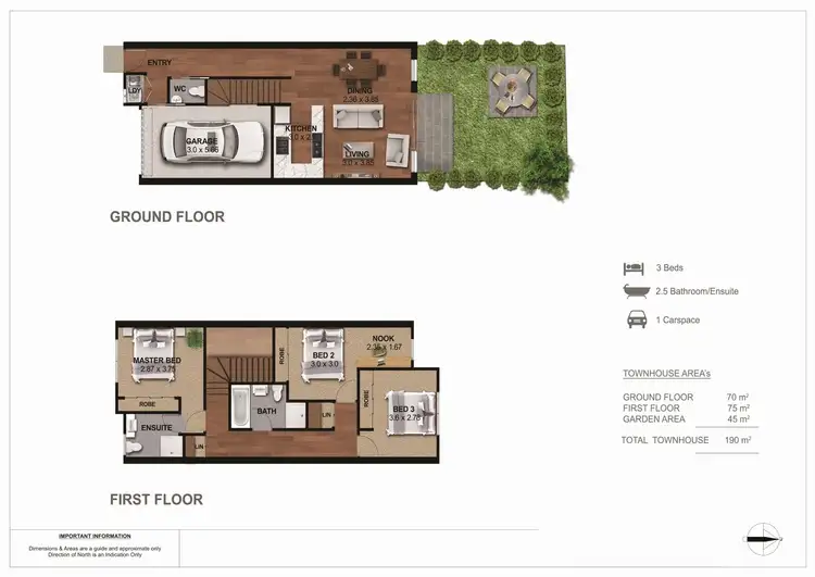Floorplan of Homely townhouse listing, Address available on request