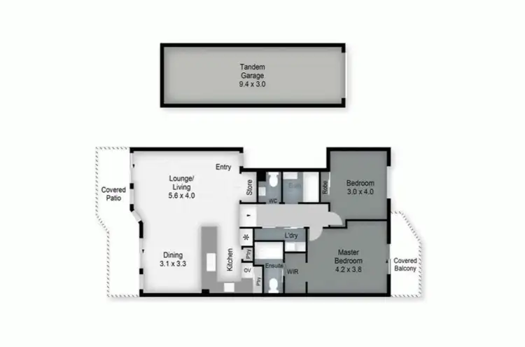 Floorplan of Homely unit listing, 21/56 Guineas Creek Road, Currumbin Waters QLD 4223