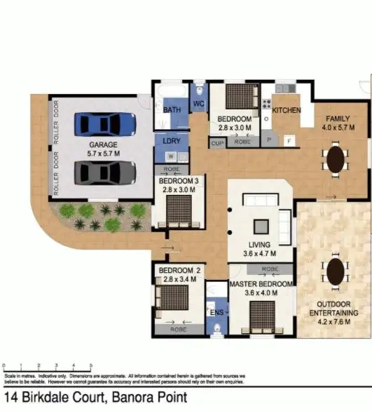 Floorplan of Homely house listing, 14 Birkdale Court, Banora Point NSW 2486