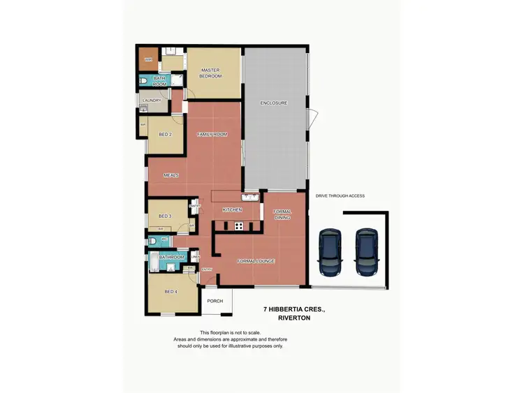 Floorplan of Homely house listing, 7 Hibbertia Crescent, Riverton WA 6148