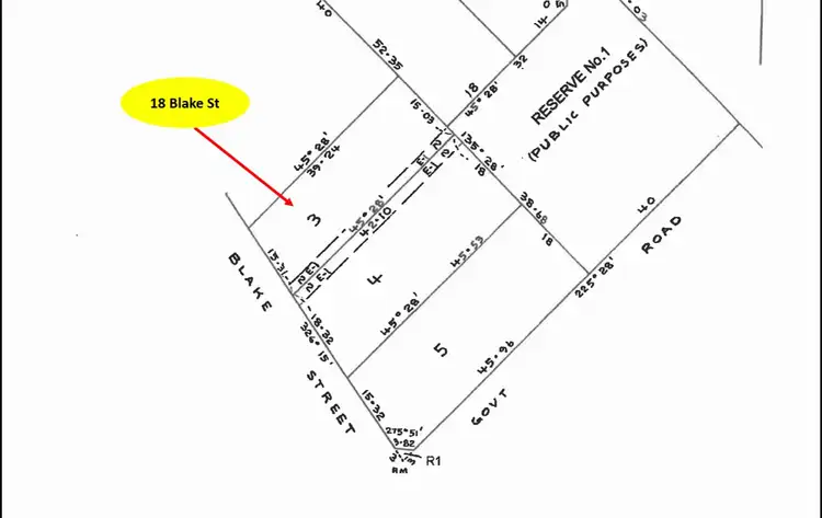 Floorplan of Homely land listing, 18 Blake Street, Ararat VIC 3377