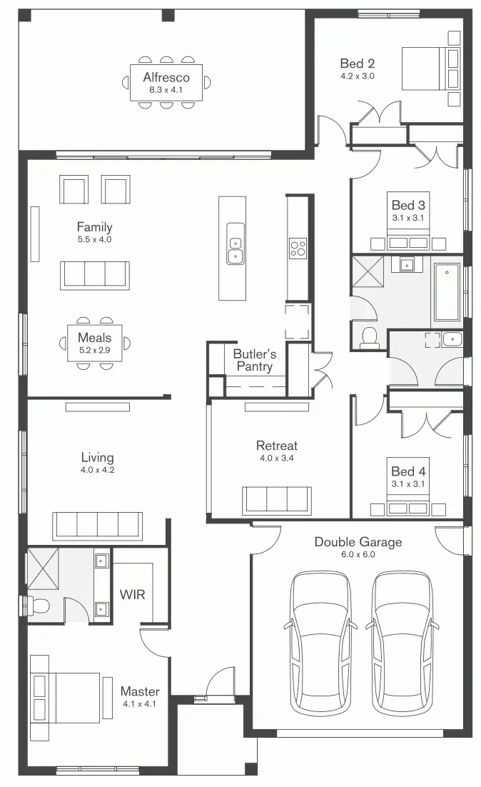 Floorplan of Homely house listing, Lot 5 Bengal Place, Beerwah QLD 4519