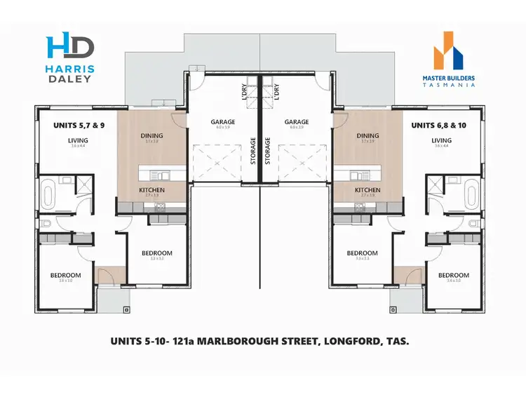 Floorplan of Homely house listing, 9/121A Marlborough Street, Longford TAS 7301