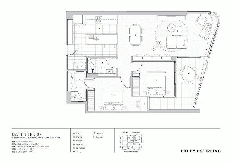 Floorplan of Homely unit listing, 1408/9 Christie Street, South Brisbane QLD 4101