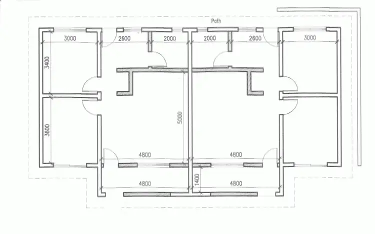 Floorplan of Homely block of units listing, 1 And 2/12 Casuarina Street, Bowen QLD 4805