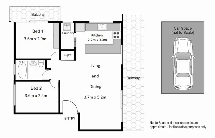 Floorplan of Homely unit listing, 10/5 Sturdee Parade, Dee Why NSW 2099