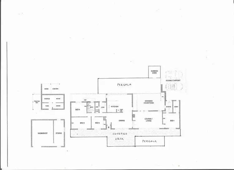 Floorplan of Homely rural property listing, 9 Sandy Creek Road, Barjarg VIC 3723