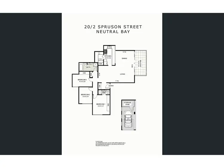 Floorplan of Homely apartment listing, 20/2 Spruson Street, Neutral Bay NSW 2089