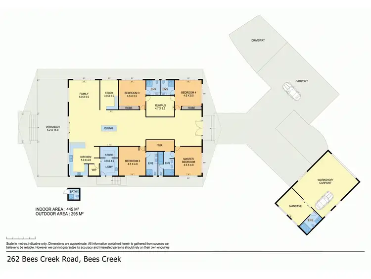 Floorplan of Homely rural property listing, 262 Bees Creek Road, Bees Creek NT 822