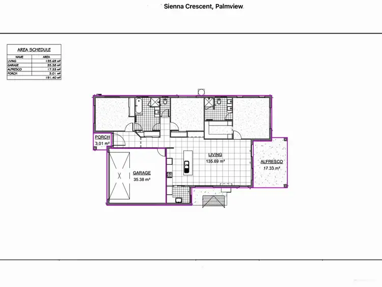 Floorplan of Homely house listing, 13 Sienna Cresent, Palmview QLD 4553