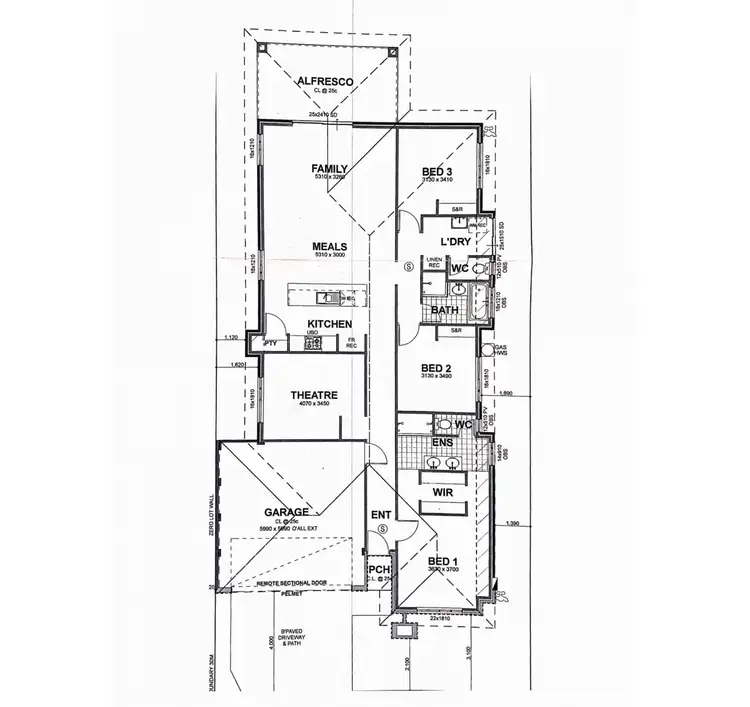 Floorplan of Homely house listing, 24 Altrincham Grove, Butler WA 6036