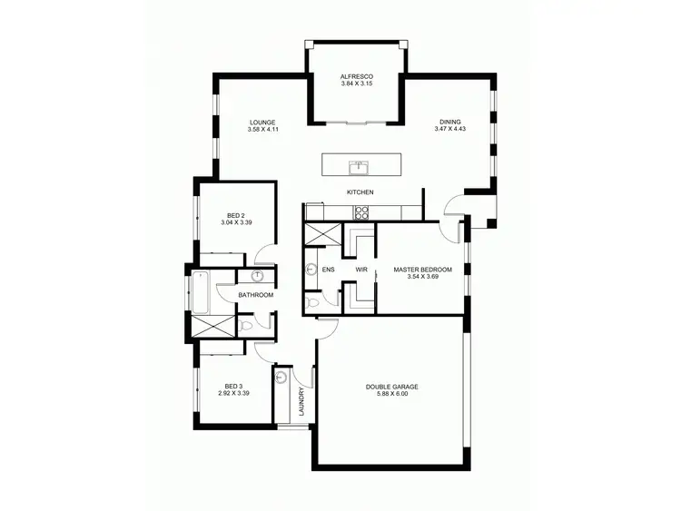 Floorplan of Homely house listing, 2 Ward Terrace, Enfield SA 5085