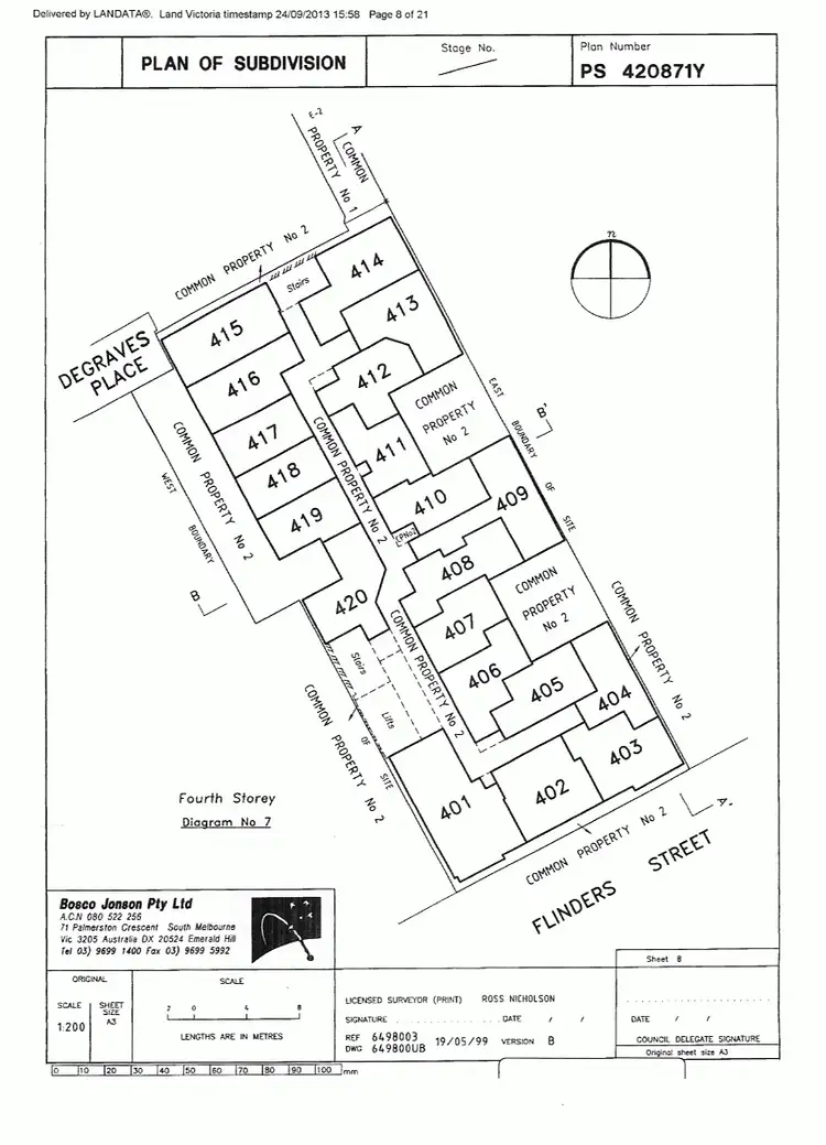 Floorplan of Homely apartment listing, 420/238-242 Flinders Street, Melbourne VIC 3000
