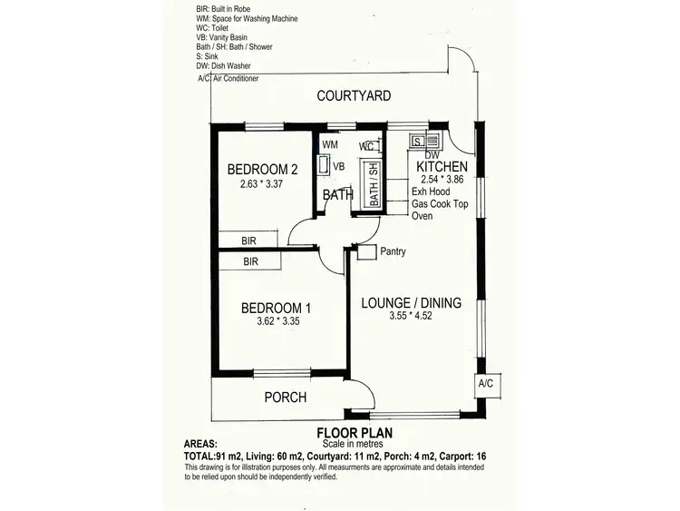Floorplan of Homely unit listing, 1/31 Arnold Street, Underdale SA 5032