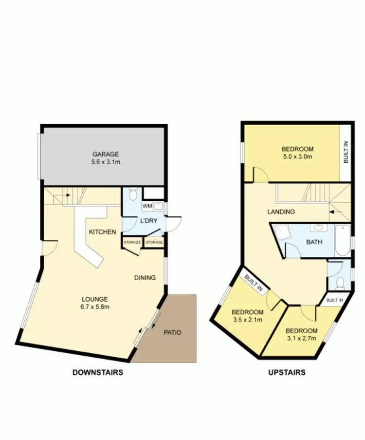 Floorplan of Homely townhouse listing, 5/236 Cresthaven Avenue, Bateau Bay NSW 2261