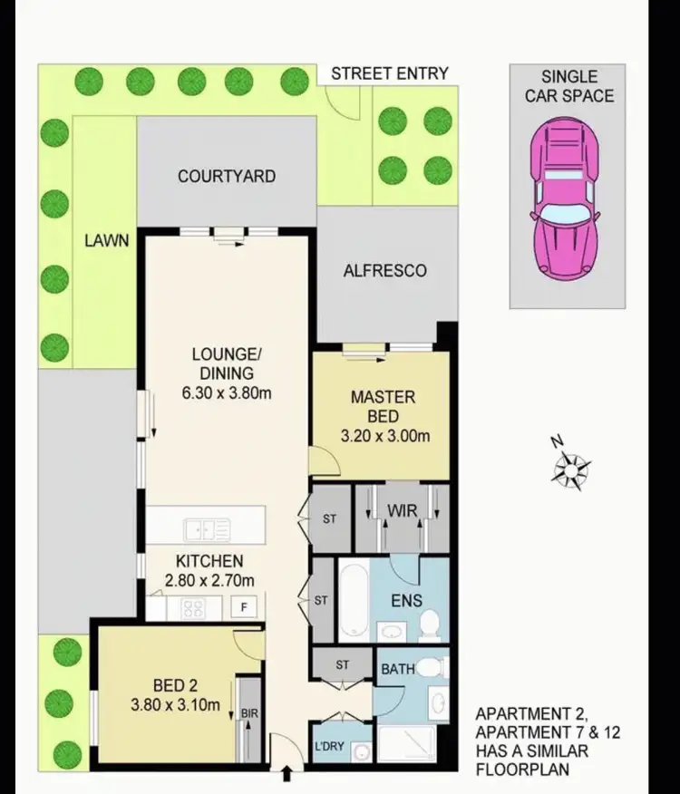 Floorplan of Homely apartment listing, Address available on request