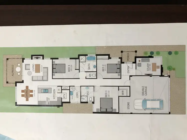Floorplan of Homely house listing, Lot 2/12 Loder Way, South Guildford WA 6055