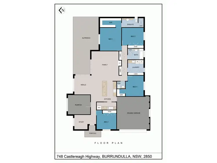 Floorplan of Homely rural property listing, 748 Castlereagh Highway, Mudgee NSW 2850