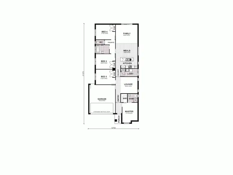 Floorplan of Homely house listing, Address available on request