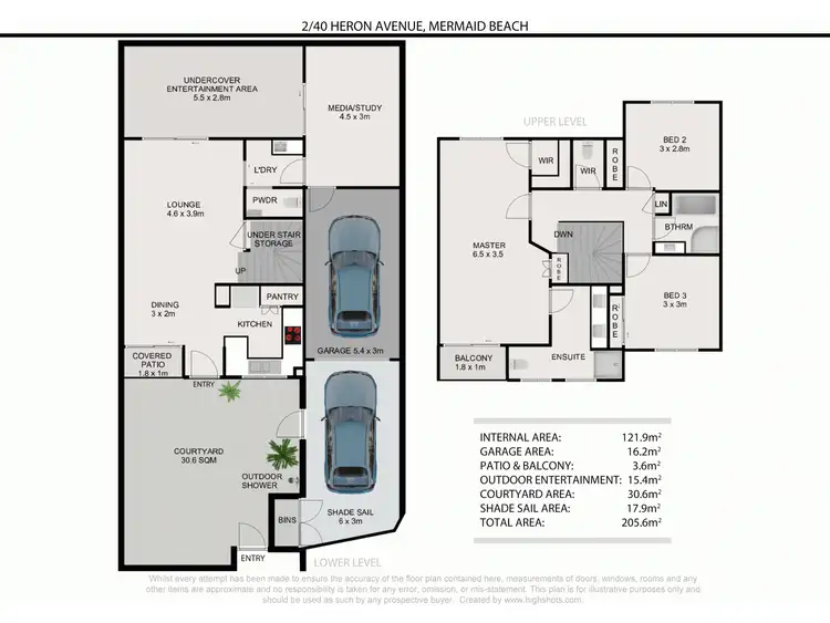 Floorplan of Homely villa listing, 2/40 Heron Avenue, Mermaid Beach QLD 4218