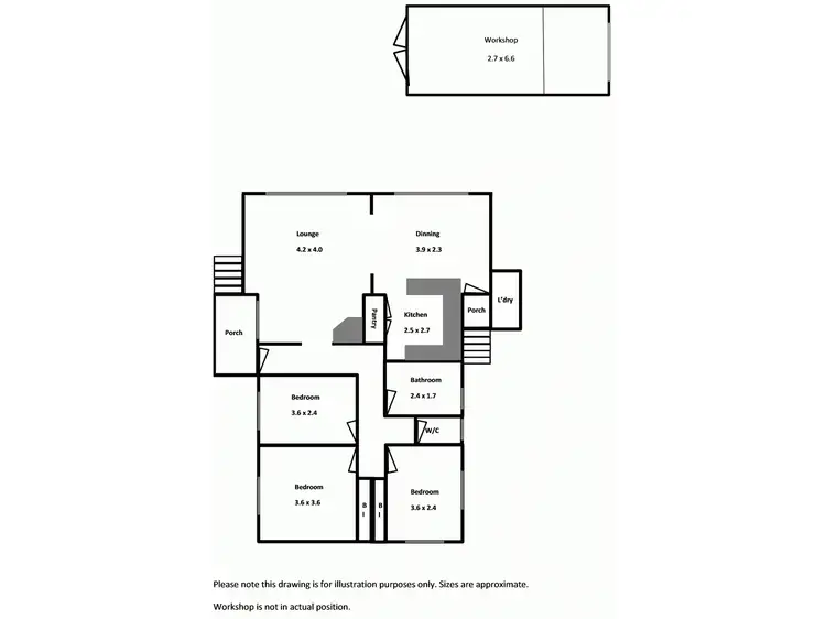 Floorplan of Homely house listing, 18 Bilinga Street, Mornington TAS 7018
