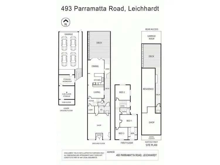 Floorplan of Homely house listing, 493 Parramatta Road, Leichhardt NSW 2040