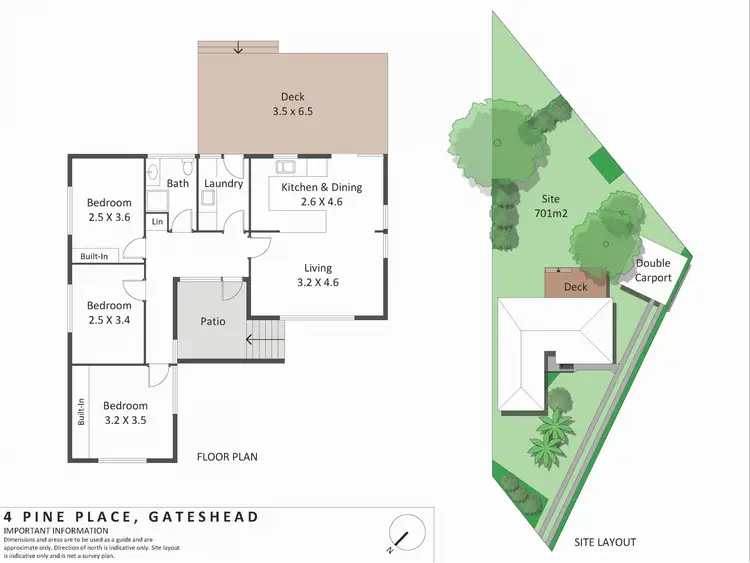 Floorplan of Homely house listing, 4 Pine Place, Gateshead NSW 2290